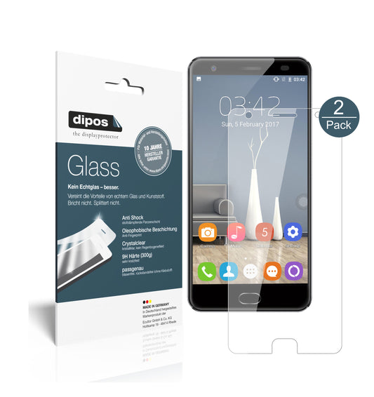 Perfekte Passform und ultimative Qualität: Unser 9H Panzerglas bietet Schutz für Oukitel-OK6000 Plus