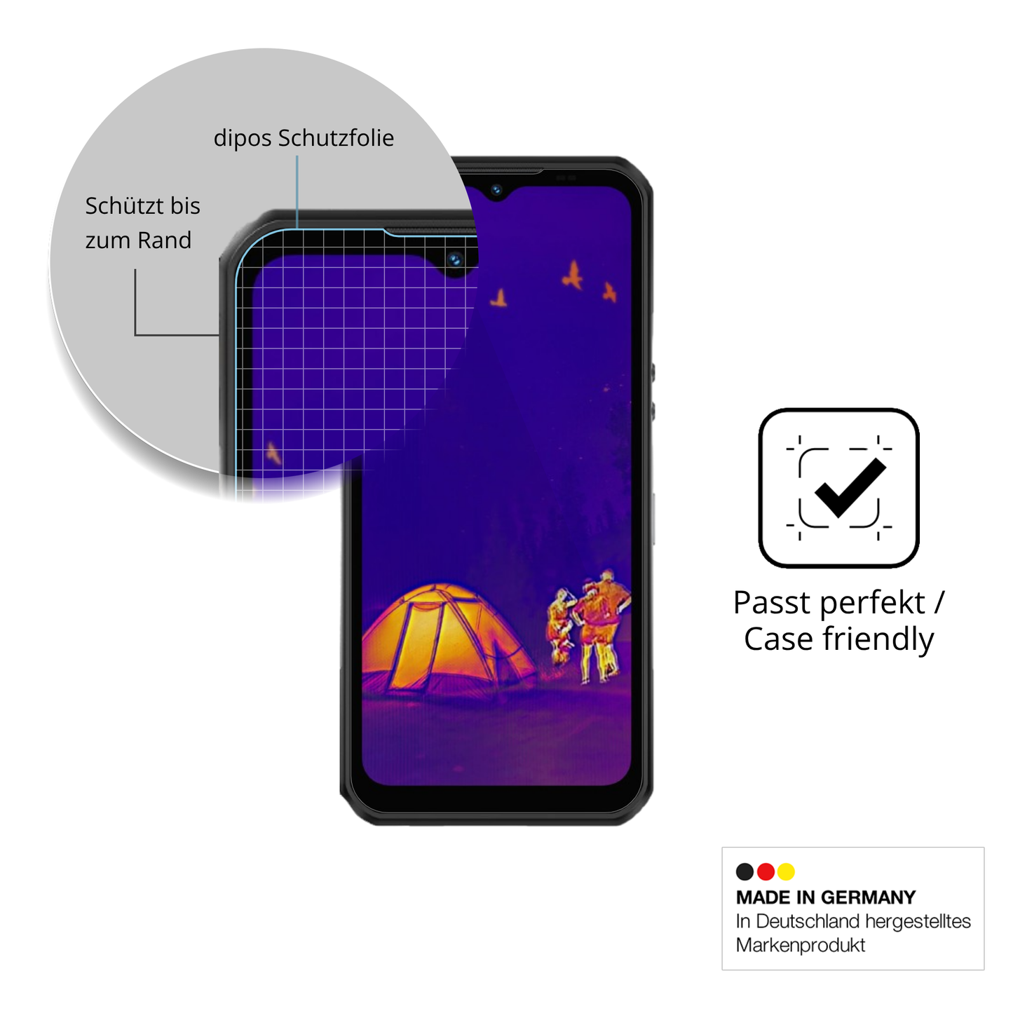 2x 9H Schutzfolie für Oukitel WP55 Ultra Outdoor Panzerfolie