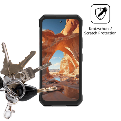 Schutz gegen Kratzer auf dem Oukitel WP58 Pro Glas durch Schlüssel oder Ähnliches