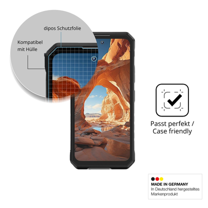 Schutzfolie mit optimaler Passform, zur Verwendung mit Hüllen geeignet