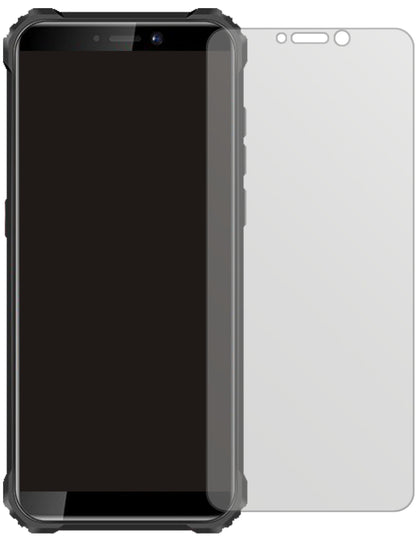 OukitelWP5 Pro (2020) mit aufgebrachter dipos Displayschutzfolie, die lästige Fingerabdrücke minimiert