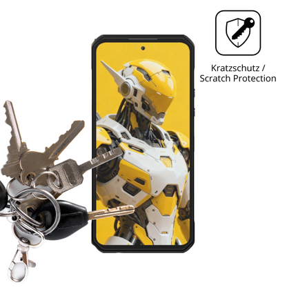 Schutz gegen Kratzer auf dem OUKITEL WP60 5G Glas durch Schlüssel oder Ähnliches