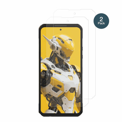 OUKITELWP60 5G mit aufgebrachter dipos Panzerfolie, die lästige Fingerabdrücke minimiert