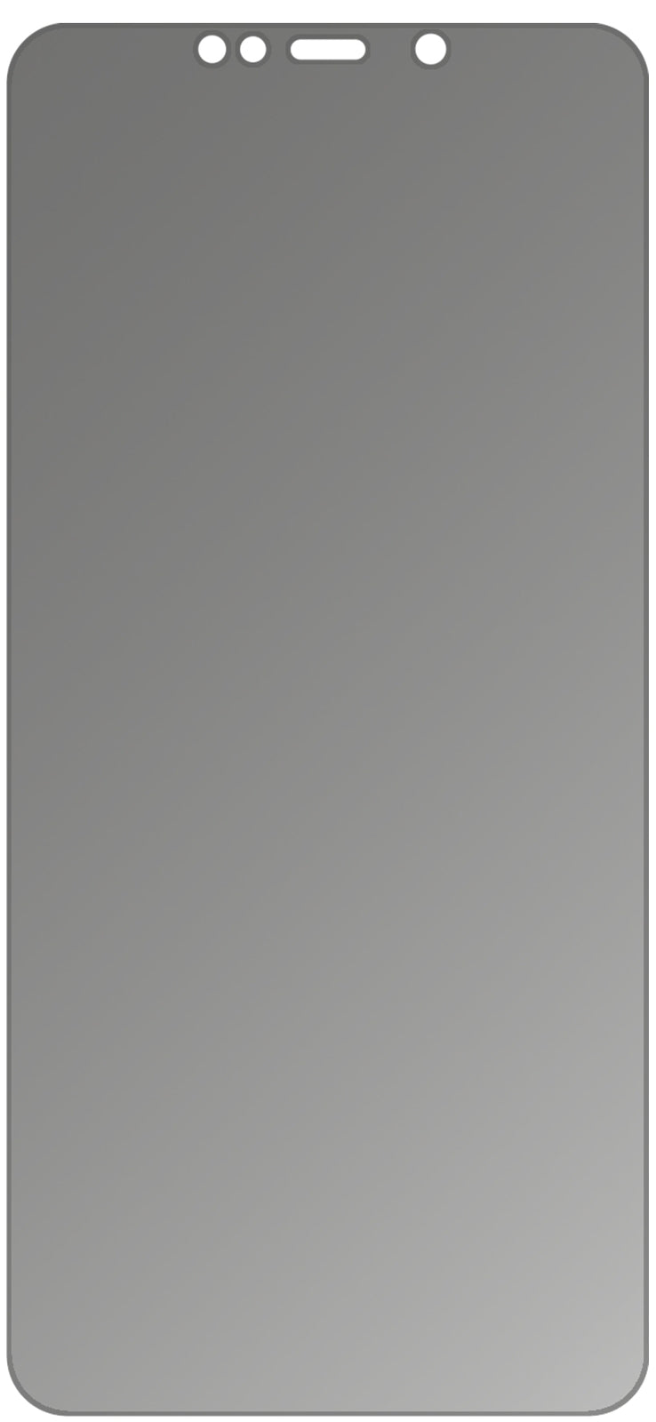 dipos Displayschutz für Panasonic Eluga Z1 Pro, mattierte Oberfläche, Blickschutzfilter und perfekter Passform