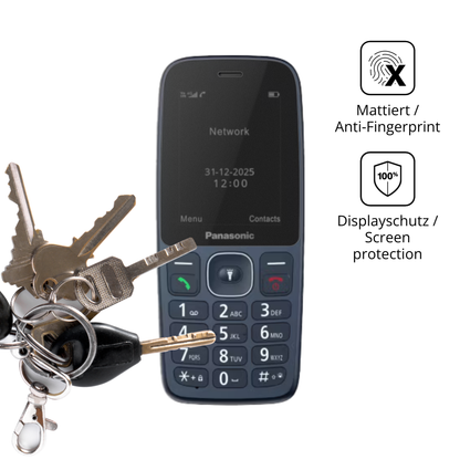 dipos Displayschutz für Panasonic KX-TF400, mattierte Oberfläche, Blickschutzfilter und perfekter Passform