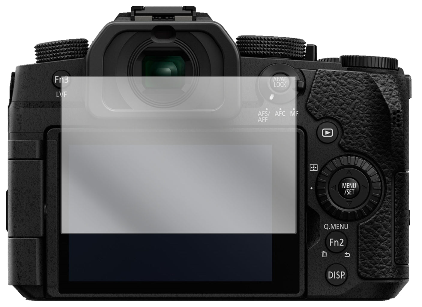 2x Schutzfolie klar für Panasonic Lumix DC-G91 Display-Schutzfolie