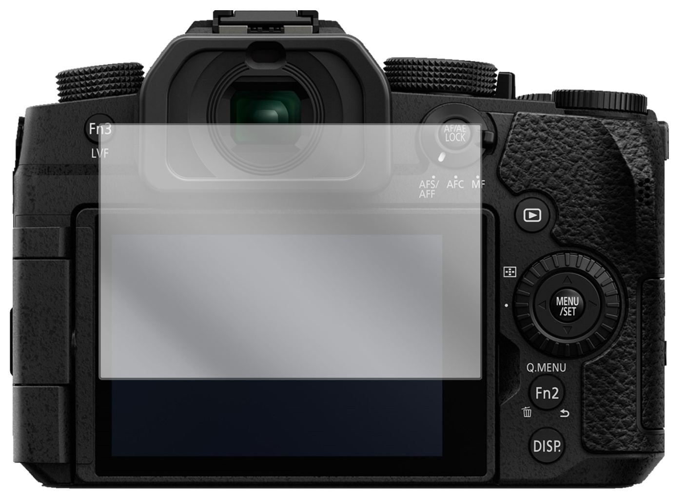5x Schutzfolie klar für Panasonic Lumix DC-G91 Display-Schutzfolie