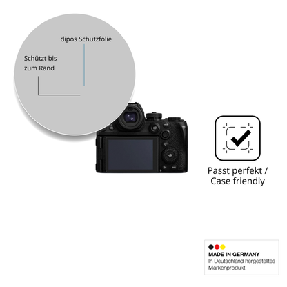 Schutzglasfolie mit optimaler Passform, zur Verwendung mit Hüllen geeignet