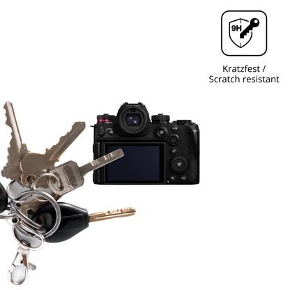 dipos Displayschutz für Panasonic Lumix DC-S1II, transparente Oberfläche, perfekte Passform auch für die Rundungen