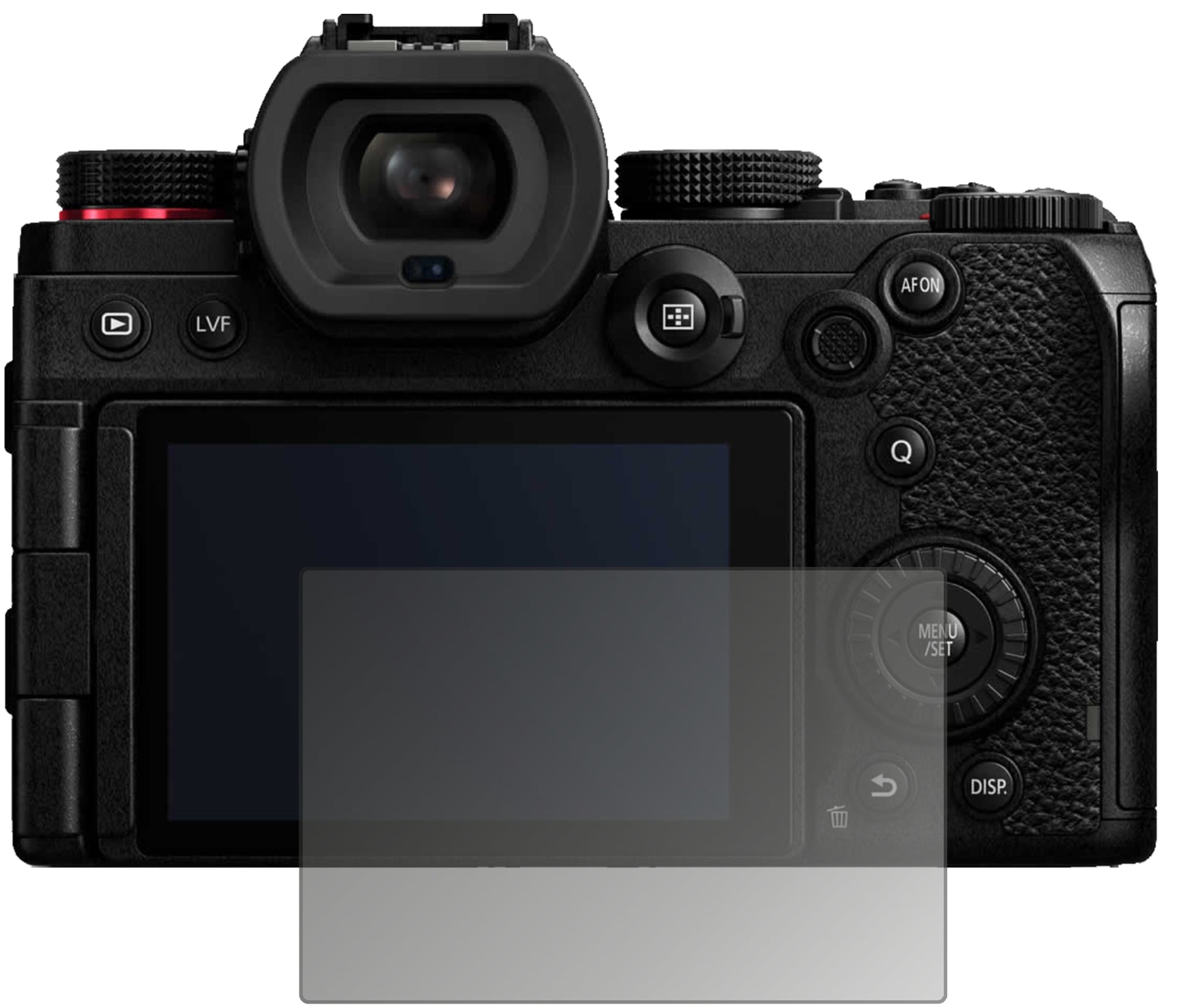 Blickschutzfolie von dipos passend für Panasonic Lumix DC-S5, präziser Zuschnitt und blasenfrei montiert