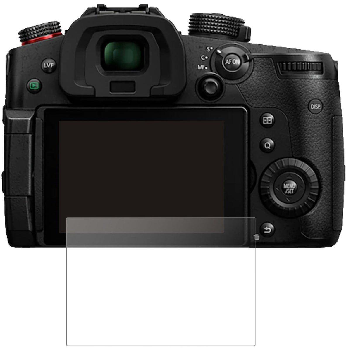 2x 9H Schutzfolie matt für Panasonic Lumix GH5 II Panzerfolie