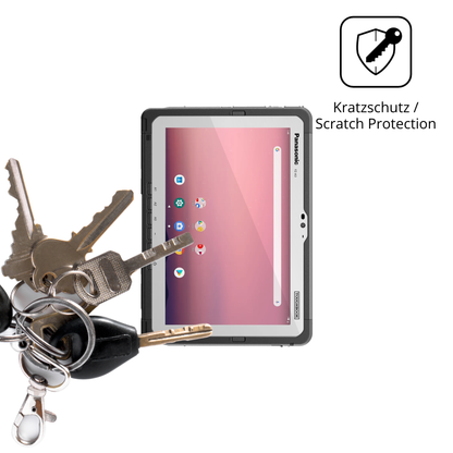 Schutz gegen Kratzer auf dem Panasonic Toughpad FZ-A3 Glas durch Schlüssel oder Ähnliches
