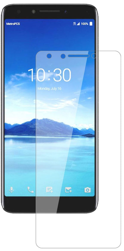 Klare Displayschutzfolie von dipos passend für Alcatel 7, 9H kratzfest und blasenfrei montiert