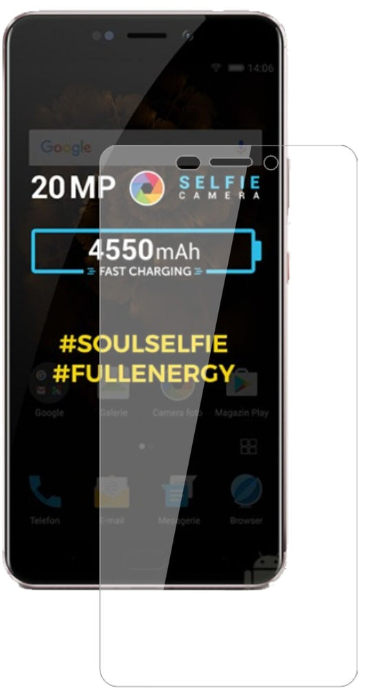 Klare Displayschutzfolie von dipos passend für Allview X4 Soul Xtreme, 9H kratzfest und blasenfrei montiert