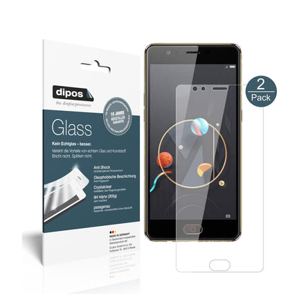 Klare Displayschutzfolie von dipos passend für Archos Diamond Alpha, 9H kratzfest und blasenfrei montiert