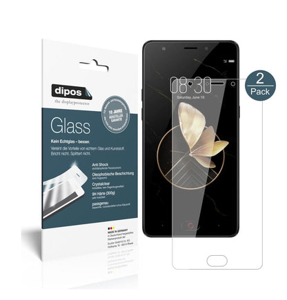 Klare Displayschutzfolie von dipos passend für Archos Diamond Gamma, 9H kratzfest und blasenfrei montiert