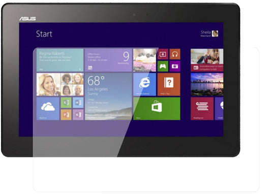 Klare Displayschutzfolie von dipos passend für Asus Transformer Book T100TA, 9H kratzfest und blasenfrei montiert