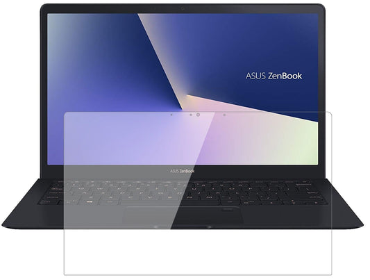 Klare Displayschutzfolie von dipos passend für Asus ZenBook S UX391UA, 9H kratzfest und blasenfrei montiert