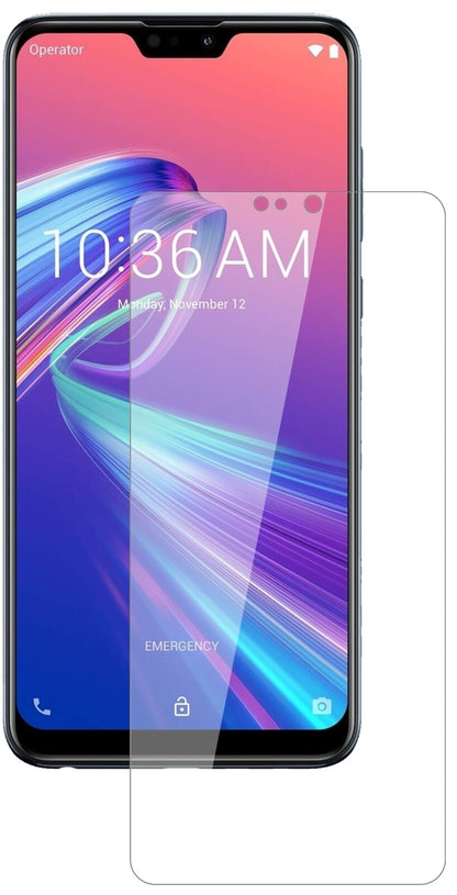 Klare Displayschutzfolie von dipos passend für Asus ZenFone Max Pro (M2), 9H kratzfest und blasenfrei montiert