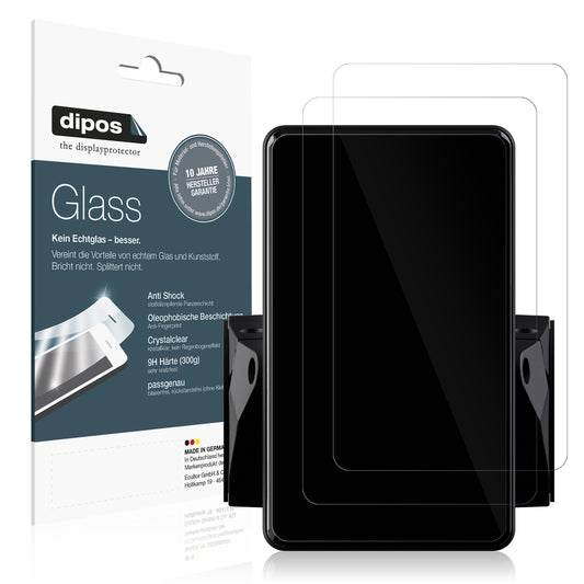 Klare Displayschutzfolie von dipos passend für Bafang C020 3.4 Zoll, 9H kratzfest und blasenfrei montiert