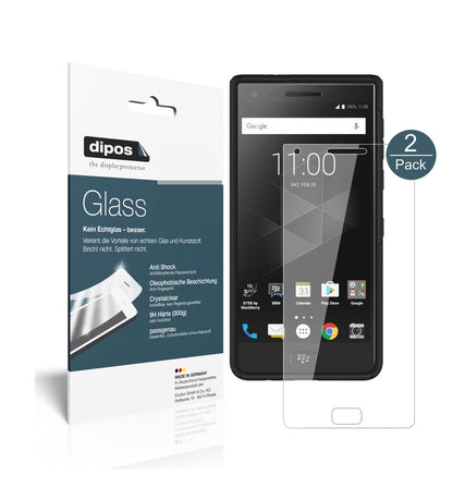 Klare Displayschutzfolie von dipos passend für Blackberry Motion, 9H kratzfest und blasenfrei montiert