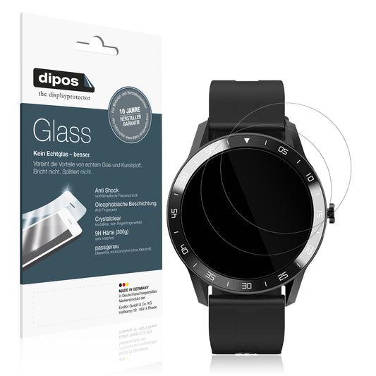 Klare Displayschutzfolie von dipos passend für Blackview X1, 9H kratzfest und blasenfrei montiert