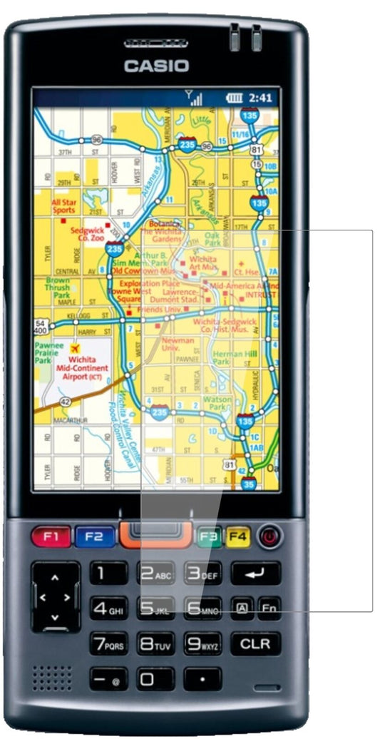 Klare Displayschutzfolie von dipos passend für Casio IT-G500, 9H kratzfest und blasenfrei montiert
