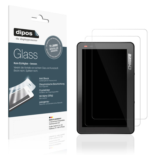 Klare Displayschutzfolie von dipos passend für Chigee XR-3, 9H kratzfest und blasenfrei montiert
