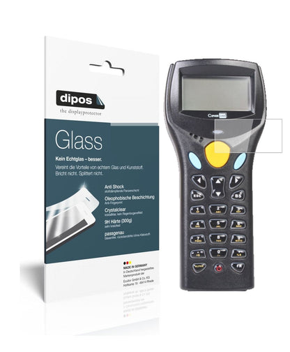 Klare Displayschutzfolie von dipos passend für Cipherlab 8370, 9H kratzfest und blasenfrei montiert