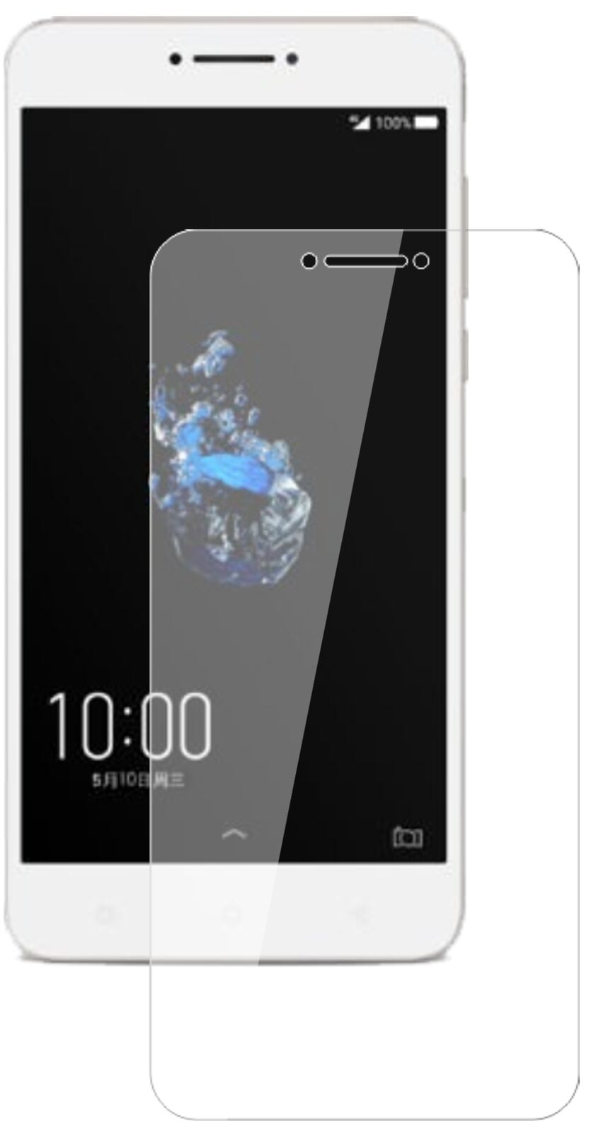 Klare Displayschutzfolie von dipos passend für Coolpad Cool Play 6, 9H kratzfest und blasenfrei montiert