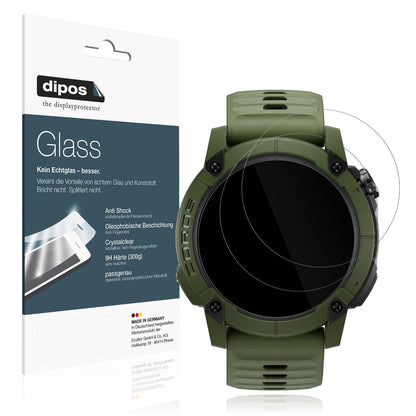 Klare Displayschutzfolie von dipos passend für Coros Nomad, 9H kratzfest und blasenfrei montiert