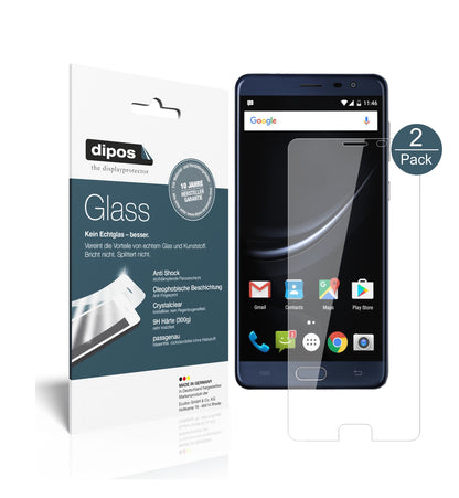 Klare Displayschutzfolie von dipos passend für Cubot Cheetah 2, 9H kratzfest und blasenfrei montiert