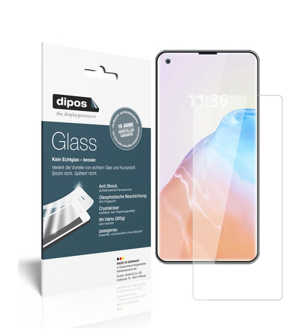 Klare Displayschutzfolie von dipos passend für Cubot X30, 9H kratzfest und blasenfrei montiert