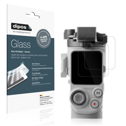 Klare Displayschutzfolie von dipos passend für DJI RS 4 Mini, 9H kratzfest und blasenfrei montiert