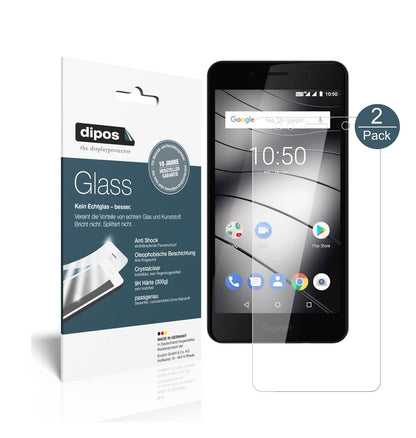 Klare Displayschutzfolie von dipos passend für Gigaset GS180, 9H kratzfest und blasenfrei montiert