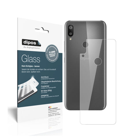 Klare Displayschutzfolie von dipos passend für Gigaset GS190 Rückseite, 9H kratzfest und blasenfrei montiert