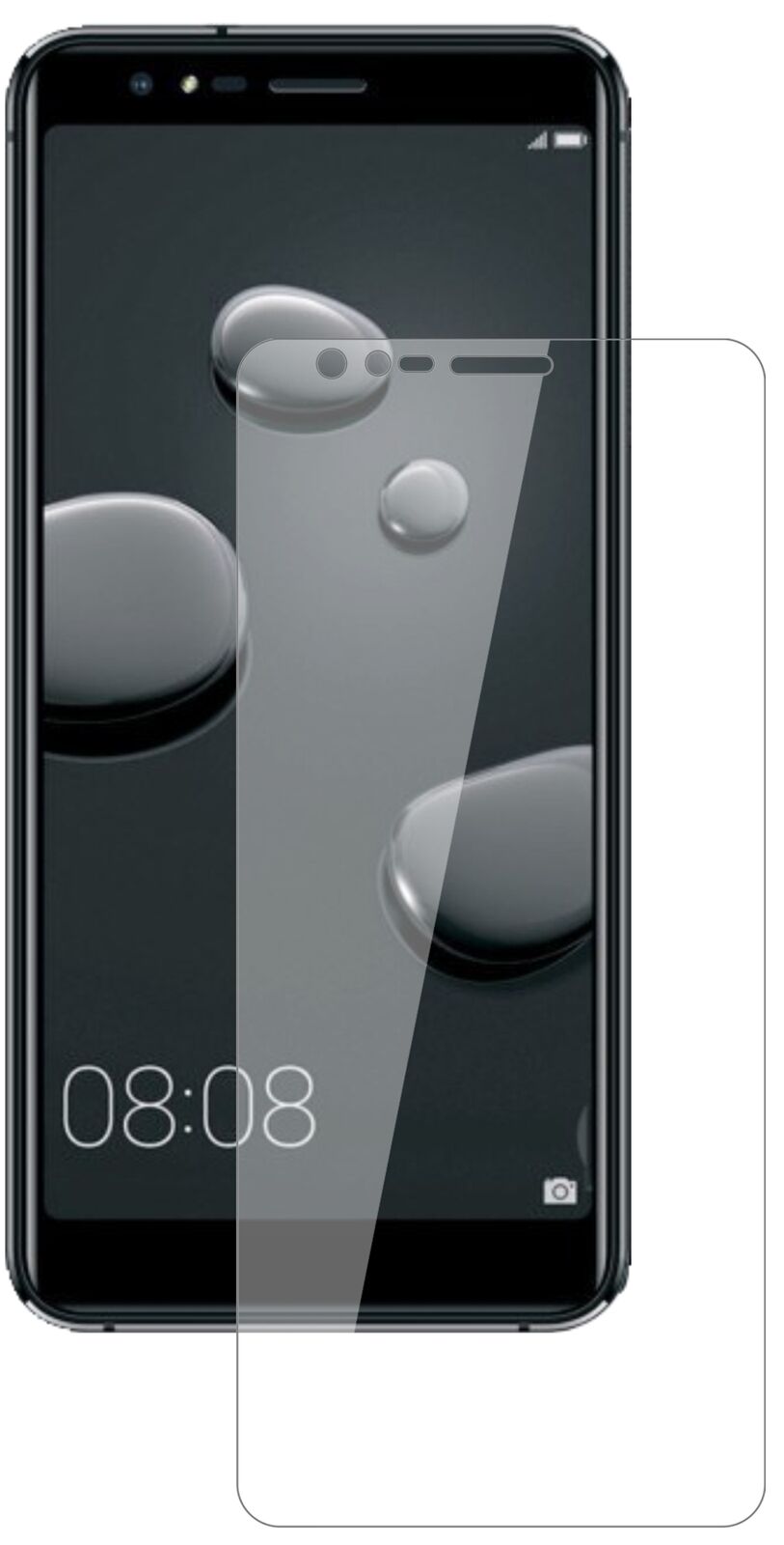 Klare Displayschutzfolie von dipos passend für Haier P10, 9H kratzfest und blasenfrei montiert