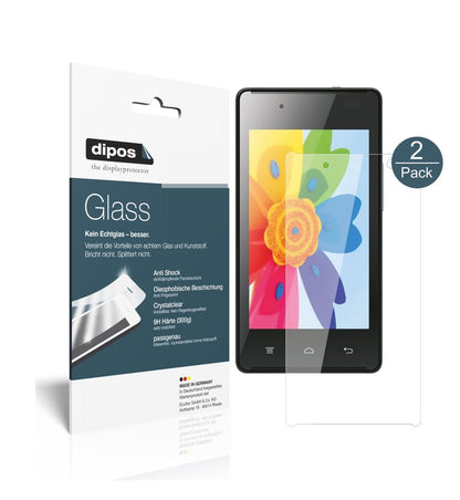 Klare Displayschutzfolie von dipos passend für Hisense HS-U610, 9H kratzfest und blasenfrei montiert