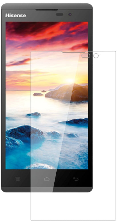 Klare Displayschutzfolie von dipos passend für Hisense Sero 5 L691, 9H kratzfest und blasenfrei montiert