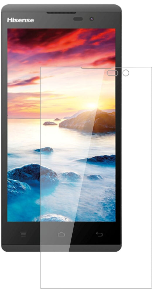 Klare Displayschutzfolie von dipos passend für Hisense Sero 5 L691, 9H kratzfest und blasenfrei montiert