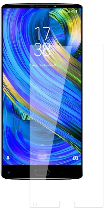 Klare Displayschutzfolie von dipos passend für HOMTOM S9 Plus, 9H kratzfest und blasenfrei montiert