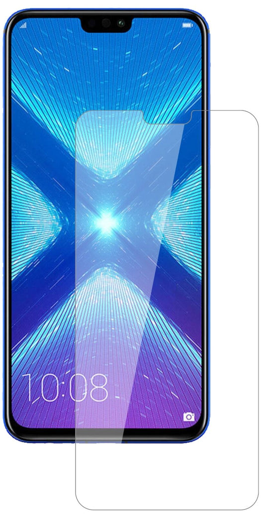 Klare Displayschutzfolie von dipos passend für Honor 8X, 9H kratzfest und blasenfrei montiert