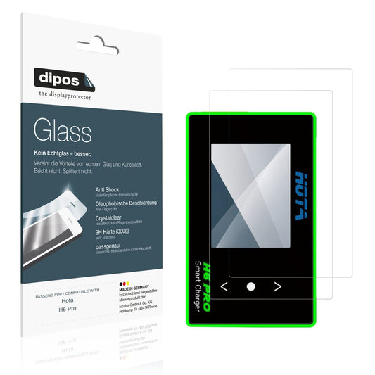Klare Displayschutzfolie von dipos passend für Hota H6 Pro, 9H kratzfest und blasenfrei montiert