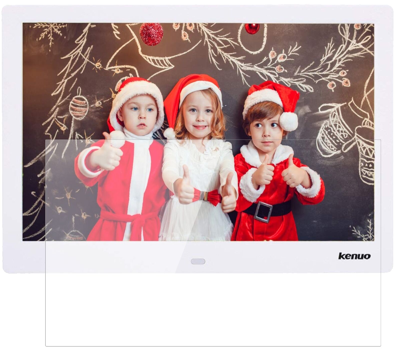 Klare Displayschutzfolie von dipos passend für Kenuo 13.3 Zoll, 9H kratzfest und blasenfrei montiert