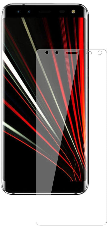 Klare Displayschutzfolie von dipos passend für Leagoo S8, 9H kratzfest und blasenfrei montiert