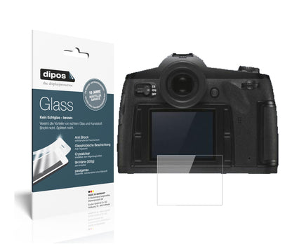 Klare Displayschutzfolie von dipos passend für Leica S3, 9H kratzfest und blasenfrei montiert