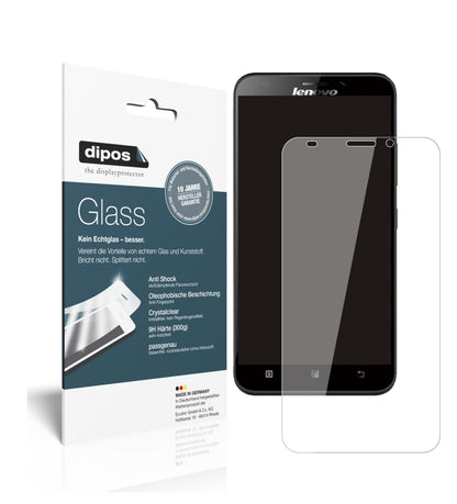 Klare Displayschutzfolie von dipos passend für Lenovo A916, 9H kratzfest und blasenfrei montiert