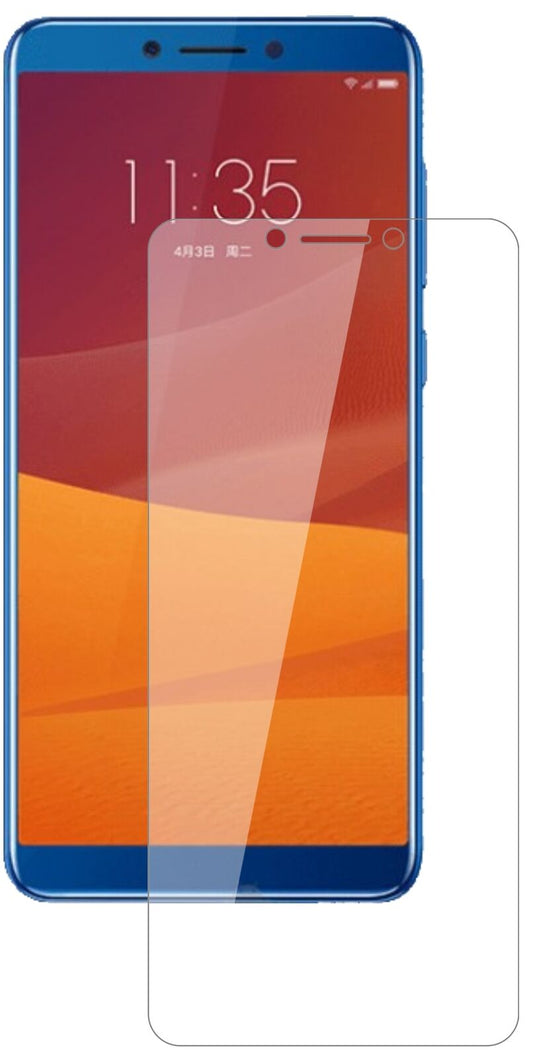 Klare Displayschutzfolie von dipos passend für Lenovo K5 Play, 9H kratzfest und blasenfrei montiert