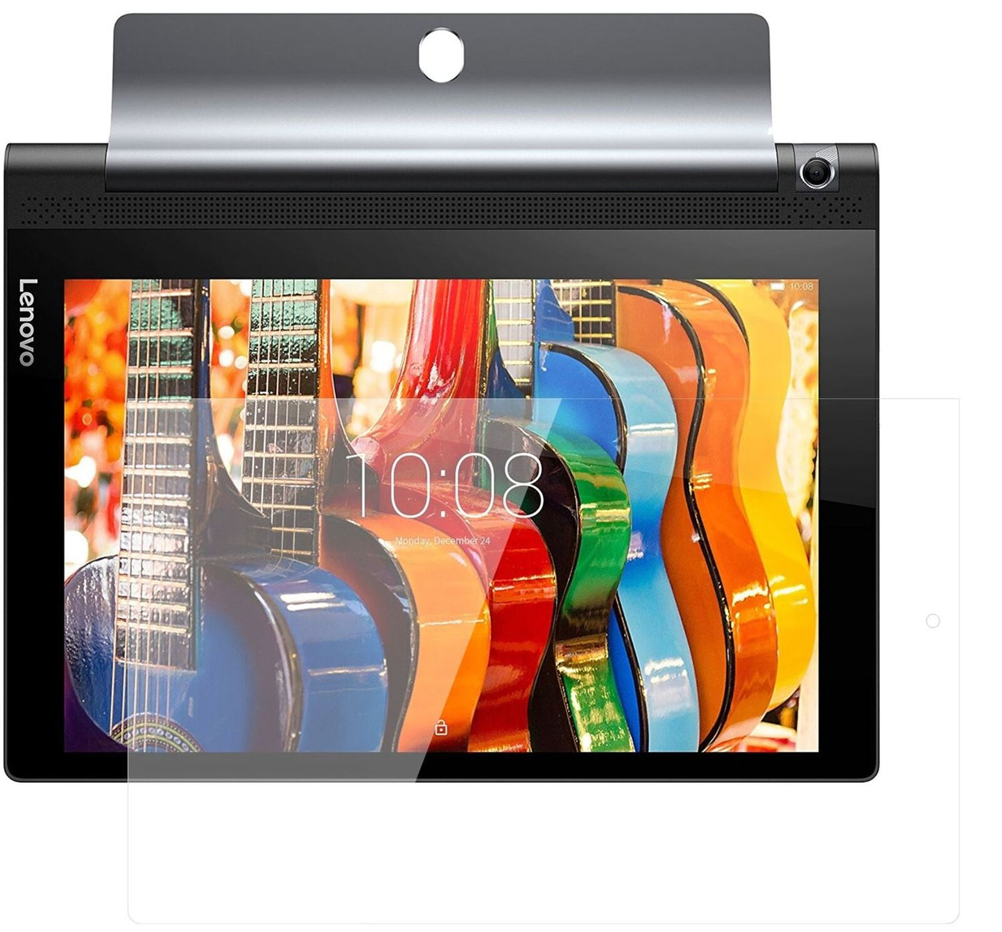 Klare Displayschutzfolie von dipos passend für Lenovo Yoga Tablet 3 (10 Zoll), 9H kratzfest und blasenfrei montiert