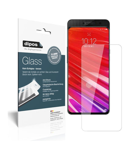 Klare Displayschutzfolie von dipos passend für Lenovo Z5 Pro GT, 9H kratzfest und blasenfrei montiert